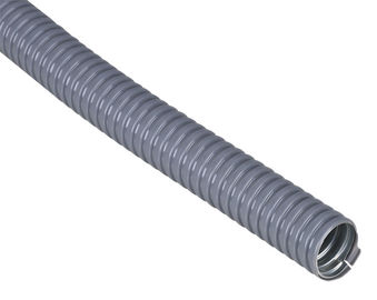 Αγορά Ελαστικός αγωγός επικαλυμμένος με PVC, γκρι χρώμα, ευέλικτος αγωγός κυματοειδής online manufacture